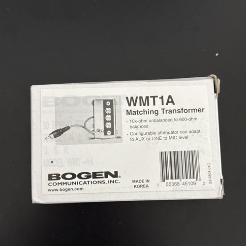 Bogen wmt1a line - line, input/line
