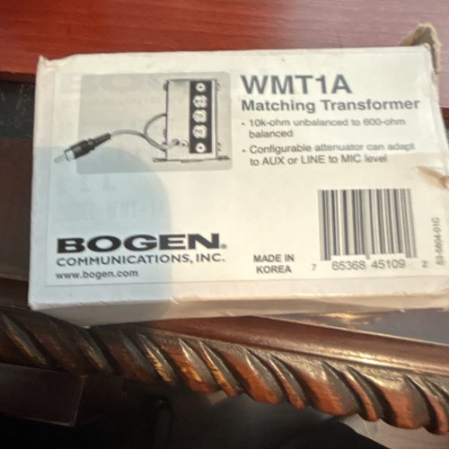Bogen wmt1a line - line, input/line