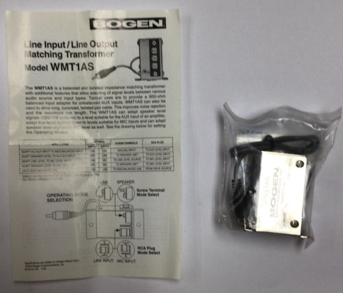 Bogen communications wmt1as - bogen,