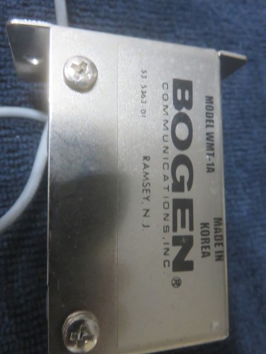 Bogen wmt impediance - wmt,