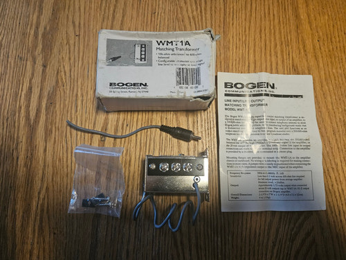 Bogen wmt1a line matching - bogen,
